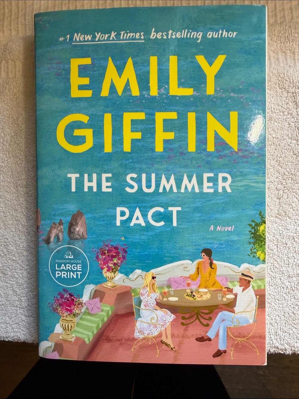 The Summer Pact — Turquoise Cover Large Print